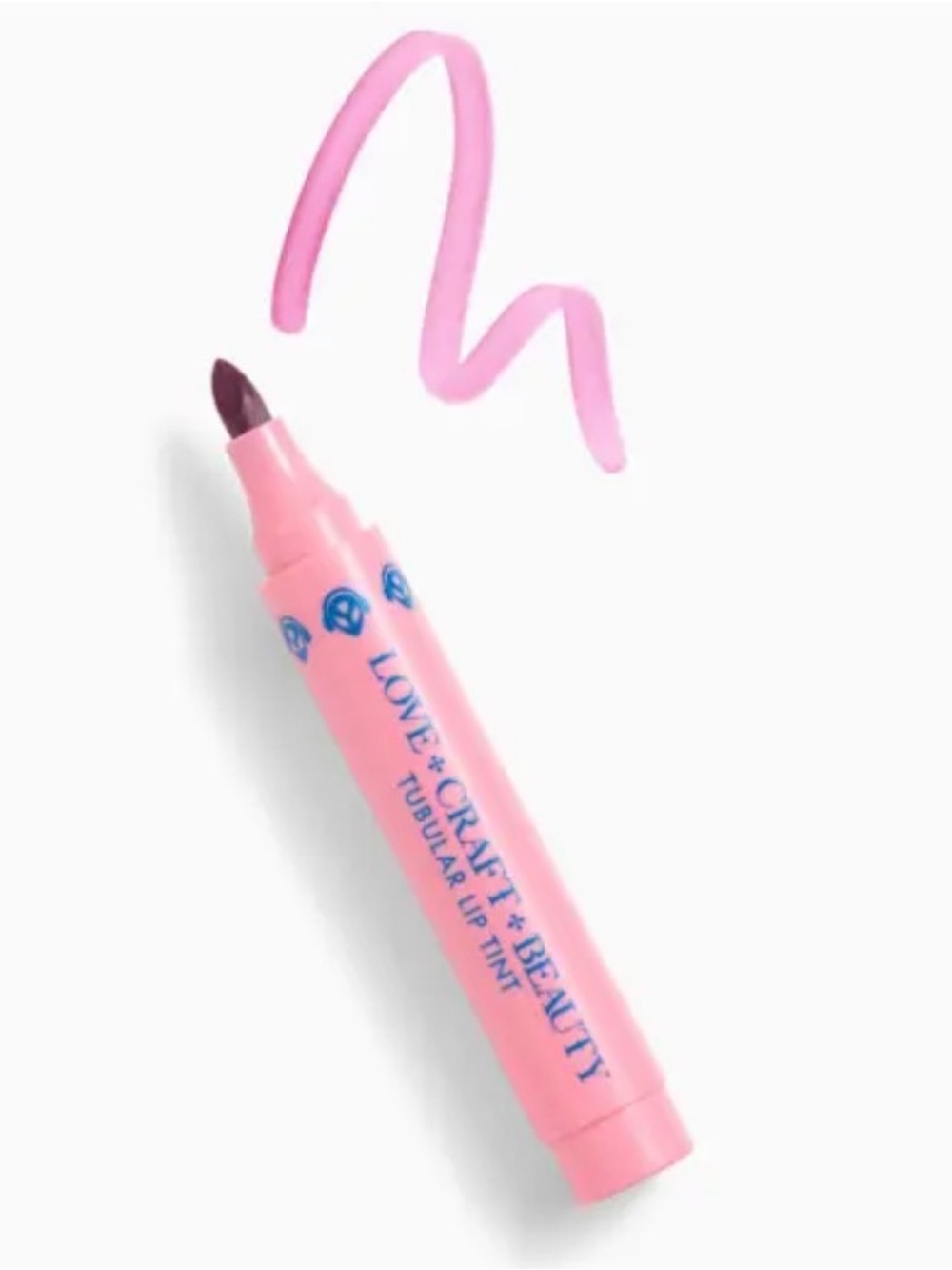 NWT LOVE+CRAFT+BEAUTY Tubular Lip Tint in Cassette Crush
